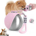 Gourde nomade Olva pour chien avec petit chien en balade